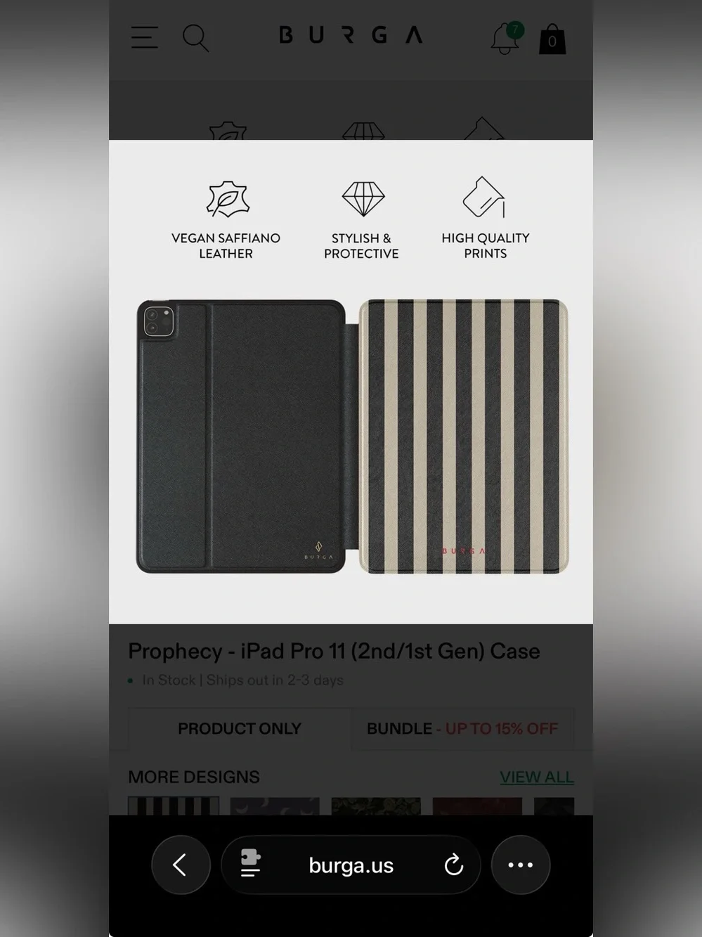 Burga ipad case